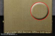 Plus model 352 - Engraved plate - German Grill in 1:35