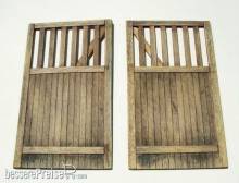 Plus model 432 - Wooden gate - straight in 1:35