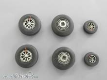 Plus model AL7024 - Wheels for C-121 Constelation in 1:72