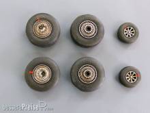 Plus model AL7025 - Wheels for L749 Constelation in 1:72