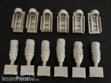 Plus model AL7046 - C-47 Racks for drop container in 1:72