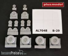 Plus model AL7048 - B-29 Superfortress groved tread in 1:72