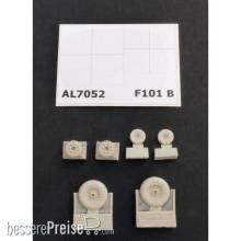 Plus model AL7052 - F-101B Woodoo wheels in 1:72