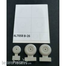 Plus model AL7058 - B-26 Marauder early wheels groved in 1:72