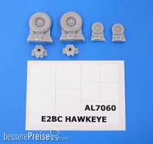 Plus model AL7060 - 1:72 E2C Hawkeye wheels