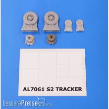 Plus model AL7061 - 1:72 S2 Tracker wheels