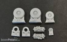Plus model AL7064 - 1:72 A-26C Invader wheel groved