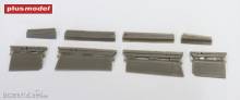 Plus model AL7075 - 1:72 B-25 Mitchell flaps