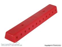 Viessmann 6844 - Verteilerleiste rot mit Schrauben, 2 Stück