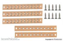 Viessmann 68475 - Lötleisten 10-polig mit Schrauben, 5 Stück