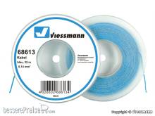 Viessmann 68613 - Kabel auf Abrollspule 0,14 mm², blau, 25 m