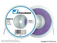 Viessmann 68673 - Kabel auf Abrollspule 0,14 mm², lila, 25 m