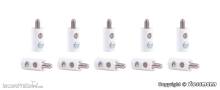 Viessmann 6878 - Querlochstecker weiß, 10 Stück