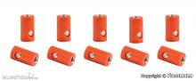 Viessmann 6884 - Muffen orange, 10 Stück