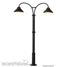 Viessmann 6909 - TT Bahnsteigleuchte Baden-Baden doppelt, 2 LEDs warmweiß