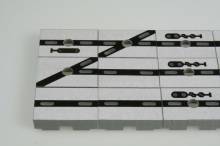 Uhlenbrock 69100 - Track-Control 6 Kunststoffsegmente, Abmessungen: 40 x 25 mm