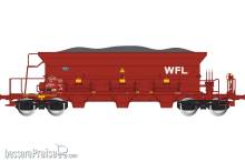 Albert Modell 694002 - Selbstentladewagen Gattung Facs der ERMEWA/WFL - Ep.VI - in rotbrauner Farbgebung