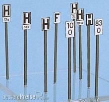 Weinert 6972 - Kilometerzeichen und Haltetafeln DB (N)