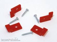 Tams Elektronik 70-08918-04 - Eurobox-Halterungen, rot