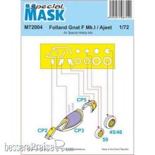 Special Hobby 100-M72004 - Folland Gnat/Ajeet Mask in 1:72