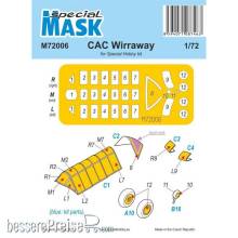 Special Hobby 100-M72006 - CAC Wirraway Mask von 1928 in 1:72