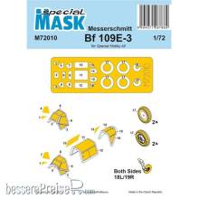 Special Hobby 100-M72010 - Messerschmitt Bf 109E-1/3 Mask in 1:72
