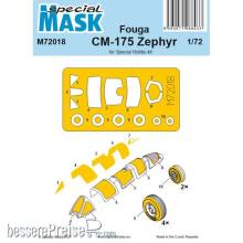 Special Hobby 100-M72018 - Fouga CM-175 Zephyr Mask in 1:72