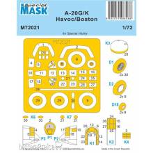 Special Hobby 100-M72021 - 1:72 A-20G/K Havoc/Boston MASK 1/72