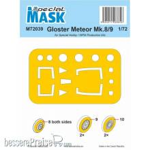 Special Hobby 100-M72039 - 1:72 Gloster Meteor Mk.8/9 MASK 1/72