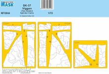 Special Hobby 100-M72044 - 1:72 SK-37 Viggen (Two Seater) Splinter Camo MASK