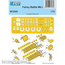 Special Hobby 100-M72058 - Fairey Battle Mk.I MASK