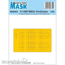 Special Hobby 100-M48004 - V-156F/SB2U Vindicator MASK in 1:48
