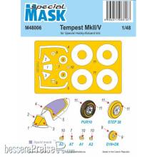 Special Hobby 100-M48006 - Tempest Mk.II/V Mask in 1:48