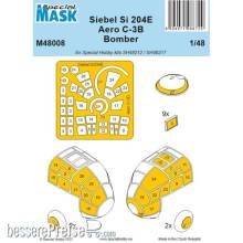 Special Hobby M48008 - 1:48 Siebel Si 204E/Aero C-3B Bomber MASK
