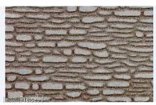 Heki 70052 - rustikale Bruchsteinmauer H0/TT, 28x14 cm, 2 Stück