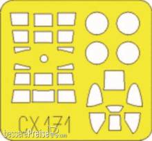 Eduard Accessories CX171 - F4U-1 Corsair Birdcage Für Tamiya Bausatz 60774 in 1:72