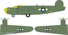 Eduard Accessories CX701 - B-24D US national insignia for Airfix