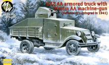 Military Wheels MW7244 - 1:72 GAZ AA armored truck with Maxim AA gun