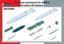Special Hobby 100-SH72495 - 1:72 External armament for SMB-2 and other IAF planes 1/72