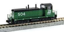 Kato_Noch 70176-4378-DCC - EMD NW2 Burlington Northern #543 w/ DCC