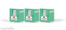 Rietze 70259 - Altkleidercontainer (3 Stück), 1:87