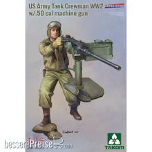 Takom TAK1025 - US Army Tank Crewman WW2 w/ .50 cal Machine Gun