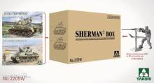 Takom TAK2205W - Sherman2 Box M4A1 (76w) HVSS + M1 Super Sherman + US Army Tank Crewman Limited Edition