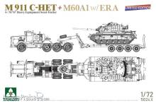 Takom TAK5024X - M911 C-HET w/M747 Heavy Equipment Semi-Trailer + M60A1 w/ERA