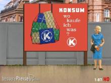 Modellland 7059-8 - 1:87 H0 Plakatwand KONSUM