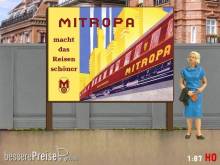 Modellland 7060-8 - 1:87 H0 Plakatwand MITROPA