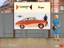 Modellland 7061-8 - 1:87 H0 Plakatwand Wartburg 311 Coupe