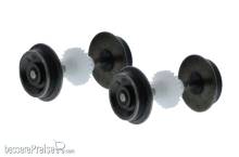 Rietze 70828 - Haftreifensatz H0 für Universalantrieb, Raddurchmesser 9,0mm