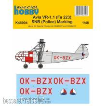 Special Hobby 100-K48004 - 1:48 VR-1 SNB Marking Decal 1/48