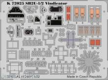 MPM 100-K72025 - SB2U-1/2 Vindicator in 1:72